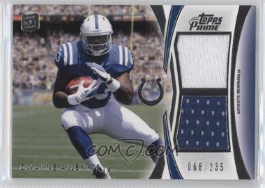 2012 Topps Prime - Dual Relics #DR-DA - Dwayne Allen /235