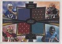 Andrew Luck, Trent Richardson, Robert Griffin III, Justin Blackmon #/610