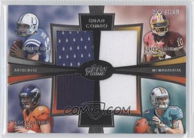 2012 Topps Prime - Quad Combo Relics #QCR-LOGT - Andrew Luck, Brock Osweiler, Robert Griffin III, Ryan Tannehill /610