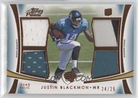 Justin Blackmon [EX to NM] #/25