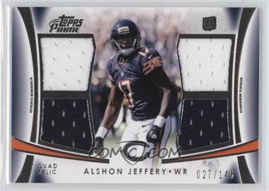 2012 Topps Prime - Quad Relics #QR-AJE - Alshon Jeffery /146