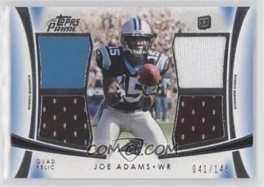 2012 Topps Prime - Quad Relics #QR-JA - Joe Adams /146