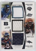 Justin Blackmon, A.J. Green, Demaryius Thomas #/559