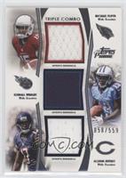 Michael Floyd, Kendall Wright, Alshon Jeffery #/559