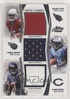 Michael Floyd, Kendall Wright, Alshon Jeffery #/559