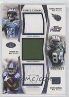 Kendall Wright, Stephen Hill, Rueben Randle [EX to NM] #/559