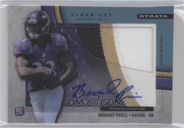 2012 Topps Strata - Clear Cut Autograph Rookie Relics - Blue Patch #CCAR-BP - Bernard Pierce /75