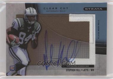 2012 Topps Strata - Clear Cut Autograph Rookie Relics - Blue Patch #CCAR-SH - Stephen Hill /75 [EX to NM]