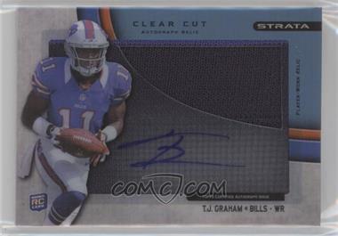 2012 Topps Strata - Clear Cut Autograph Rookie Relics - Blue Patch #CCAR-TJG - T.J. Graham /75