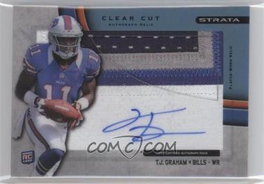 2012 Topps Strata - Clear Cut Autograph Rookie Relics - Blue Patch #CCAR-TJG - T.J. Graham /75