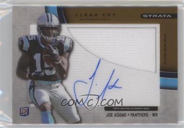 2012 Topps Strata - Clear Cut Autograph Rookie Relics - Bronze #CCAR-JA - Joe Adams /150