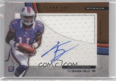 2012 Topps Strata - Clear Cut Autograph Rookie Relics - Bronze #CCAR-TJG - T.J. Graham /150