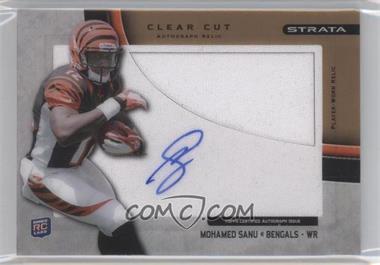 2012 Topps Strata - Clear Cut Autograph Rookie Relics - Gold #CCAR-MS - Mohamed Sanu /99