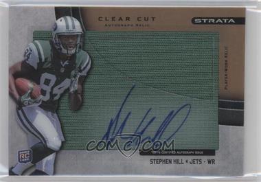 2012 Topps Strata - Clear Cut Autograph Rookie Relics - Gold #CCAR-SH - Stephen Hill /99