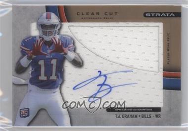 2012 Topps Strata - Clear Cut Autograph Rookie Relics - Gold #CCAR-TG - T.J. Graham /99