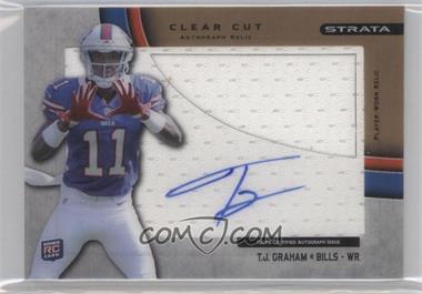 2012 Topps Strata - Clear Cut Autograph Rookie Relics - Gold #CCAR-TG - T.J. Graham /99