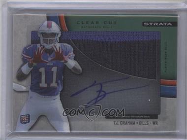 2012 Topps Strata - Clear Cut Autograph Rookie Relics - Green Patch #CCAR-TG - T.J. Graham /55