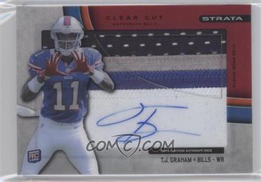 2012 Topps Strata - Clear Cut Autograph Rookie Relics - Red Patch #CCAR-TG - T.J. Graham /30