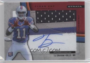 2012 Topps Strata - Clear Cut Autograph Rookie Relics - Red Patch #CCAR-TG - T.J. Graham /30