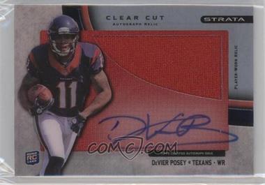 2012 Topps Strata - Clear Cut Autograph Rookie Relics #CCAR-DPO - DeVier Posey