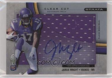 2012 Topps Strata - Clear Cut Autograph Rookie Relics #CCAR-JW - Jarius Wright [EX to NM]