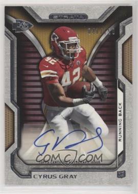 2012 Topps Strata - Rookie Autographs - Bronze #RA-CG - Cyrus Gray /150