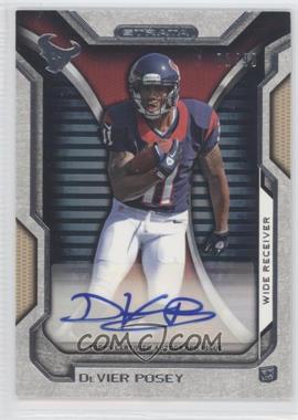 2012 Topps Strata - Rookie Autographs - Gold #RA-DP - DeVier Posey /99