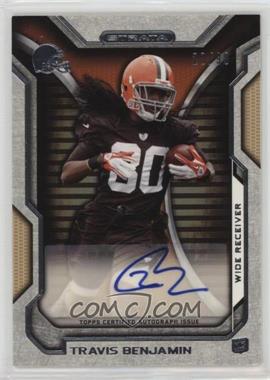 2012 Topps Strata - Rookie Autographs - Gold #RA-TB - Travis Benjamin /99 [Good to VG‑EX]