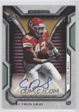 2012 Topps Strata - Rookie Autographs - Green #RA-CG - Cyrus Gray /50