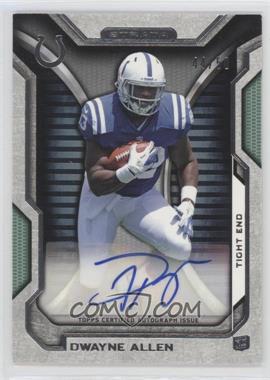 2012 Topps Strata - Rookie Autographs - Green #RA-DA - Dwayne Allen /50