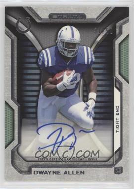 2012 Topps Strata - Rookie Autographs - Green #RA-DA - Dwayne Allen /50