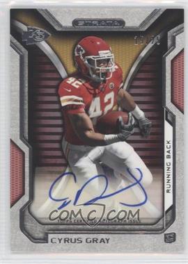 2012 Topps Strata - Rookie Autographs - Red #RA-CG - Cyrus Gray /25