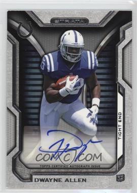 2012 Topps Strata - Rookie Autographs #RA-DA - Dwayne Allen