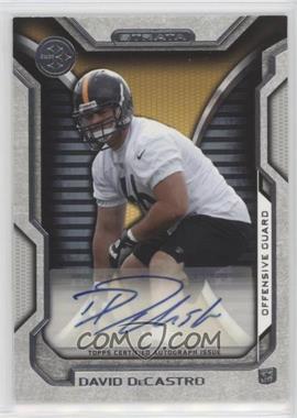 2012 Topps Strata - Rookie Autographs #RA-DD - David DeCastro