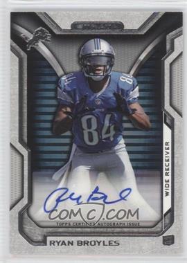 2012 Topps Strata - Rookie Autographs #RA-RB - Ryan Broyles