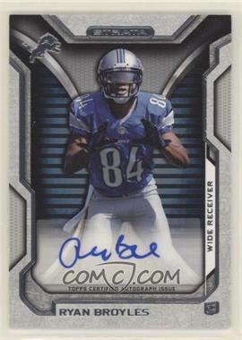 2012 Topps Strata - Rookie Autographs #RA-RB - Ryan Broyles