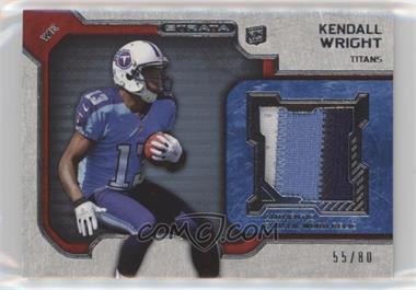 2012 Topps Strata - Rookie Relics - Blue Patch #RR-KW - Kendall Wright /80 [Noted]