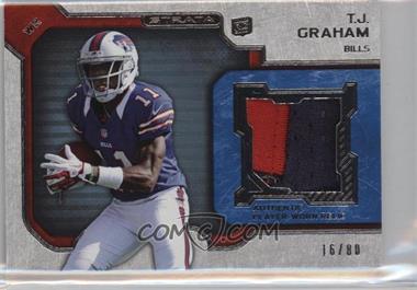 2012 Topps Strata - Rookie Relics - Blue Patch #RR-TG - T.J. Graham /80