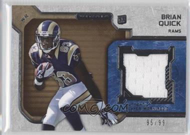 2012 Topps Strata - Rookie Relics - Gold #RR-BQ - Brian Quick /99