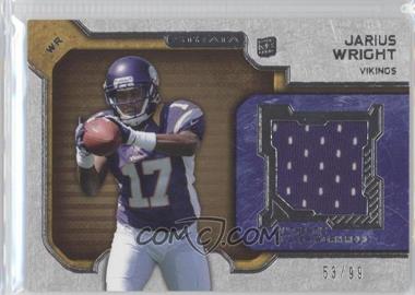 2012 Topps Strata - Rookie Relics - Gold #RR-JW - Jarius Wright /99