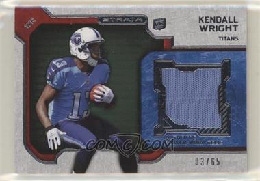 2012 Topps Strata - Rookie Relics - Green #RR-KW - Kendall Wright /65