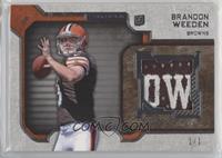 Brandon Weeden #/1