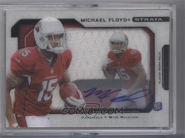 2012 Topps Strata - Signature Relics - Patch #SSR-MF - Michael Floyd /15