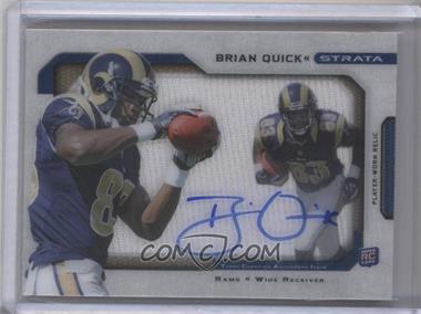 2012 Topps Strata - Signature Relics #SSR-BQ - Brian Quick /40