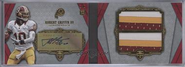 2012 Topps Supreme - Autographed Double Jumbo Relics Book - Red Patch #SADJR-RG - Robert Griffin III /1