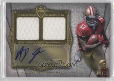 2012 Topps Supreme - Autographed Dual Relic #SADR-AJ - A.J. Jenkins /15