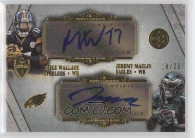 2012 Topps Supreme - Dual Autograph #SDA-WM - Mike Wallace, Jeremy Maclin /25