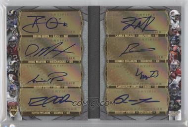 2012 Topps Supreme - Eight-Autographed Book #SEA-1 - Brian Quick, Isaiah Pead, Doug Martin, David Wilson, Lamar Miller, LaMichael James, Ronnie Hillman, Robert Turbin /5