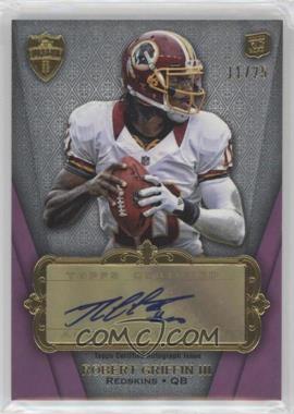 2012 Topps Supreme - Rookie Autographs - Violet #SRA-RG3 - Robert Griffin III /25