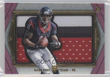 2012 Topps Supreme - Rookie Die-Cut Relic - Violet #SRDC-DP - DeVier Posey /5